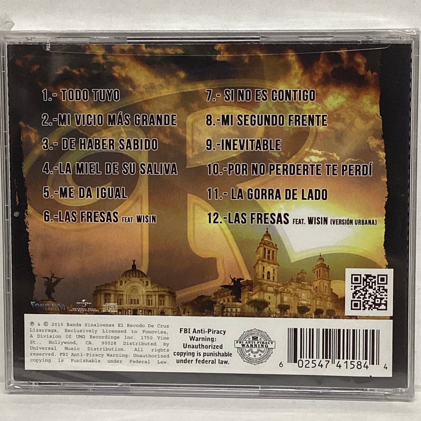 Banda El Recodo De Cruz Lizarraga - Mi Vicio Mas Grande (CD)