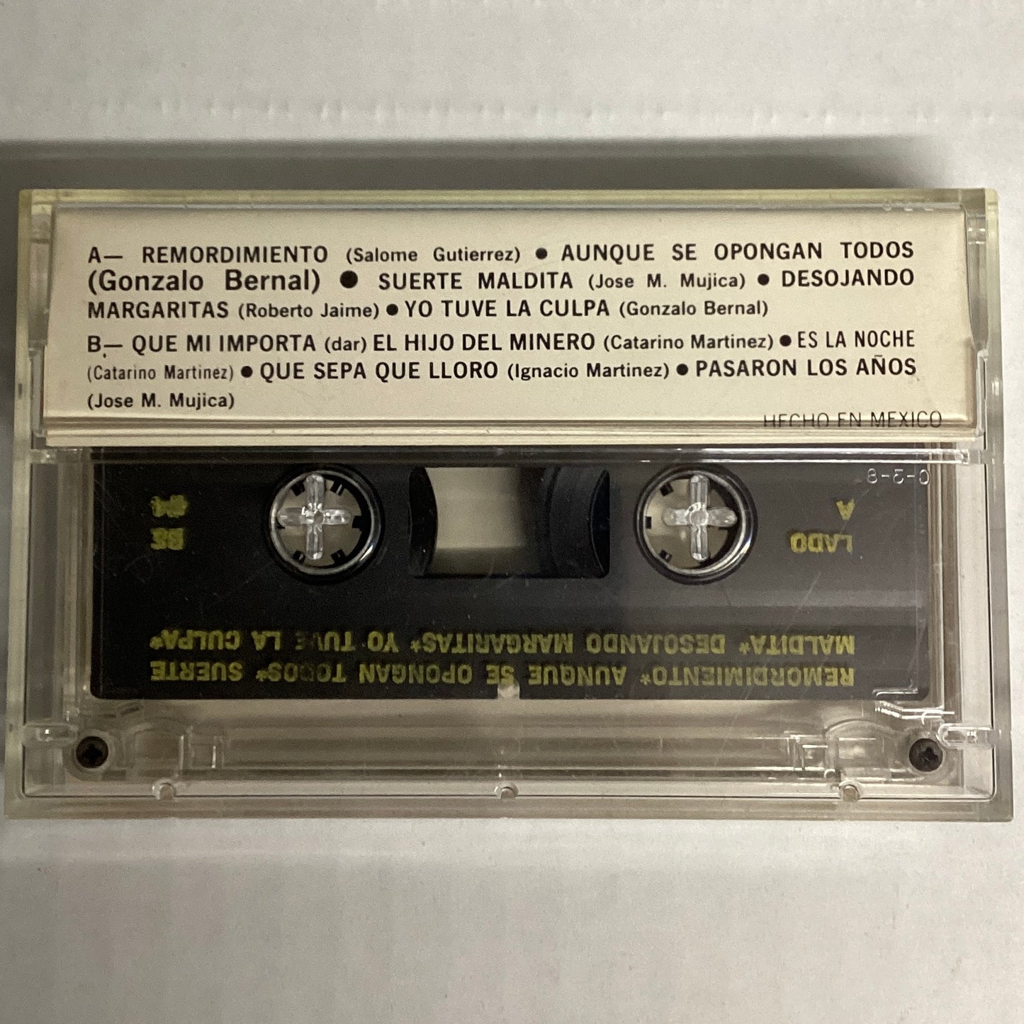 Gonzalo Bernal - Remordimiento (Cassette)