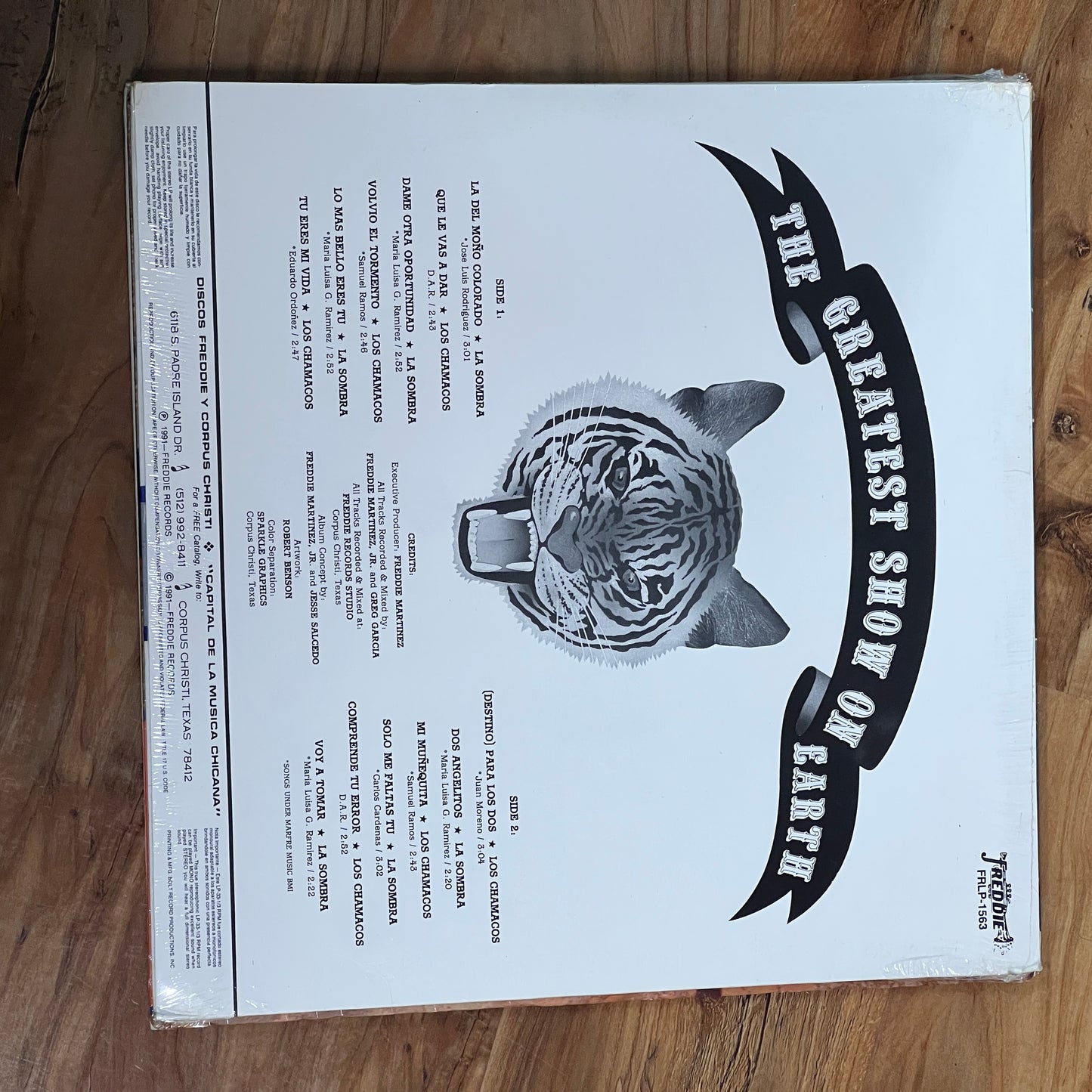 *1991*Sealed:  La Sombra / Los Chamacos - The Greatest Show On Earth (Vinyl)