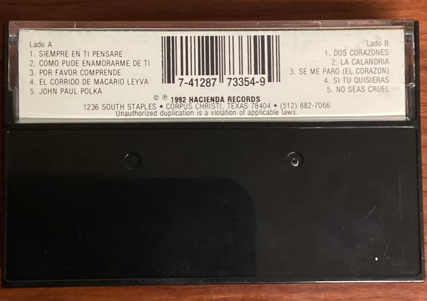 Los Campeones de Raul Ruiz - Siempre En Ti Pensare (Cassette)