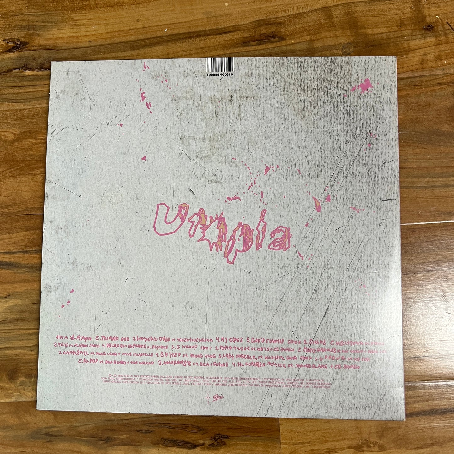 *Open* Travis Scott - Utopia (Explicit Content Vinyl)