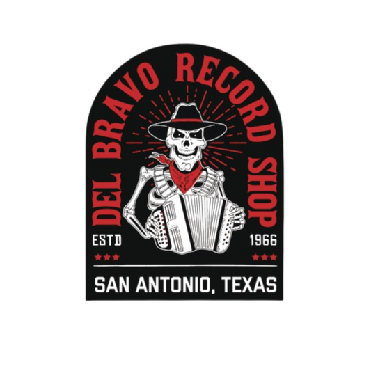 Del Bravo Record Shop Arch Sticker