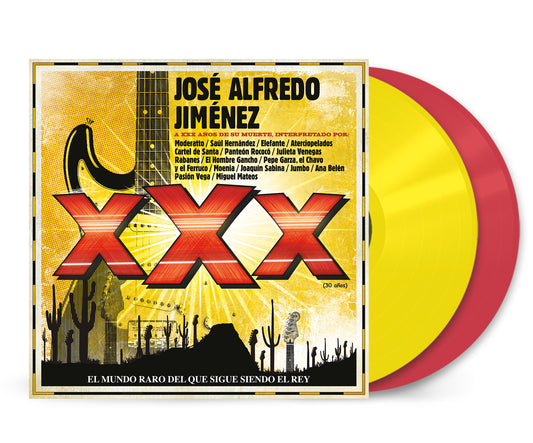 Varios – Tributo a Jose Alfredo Jiménez XXX  [2LP] [Color Amarillo/Rojo] (Vinyl)