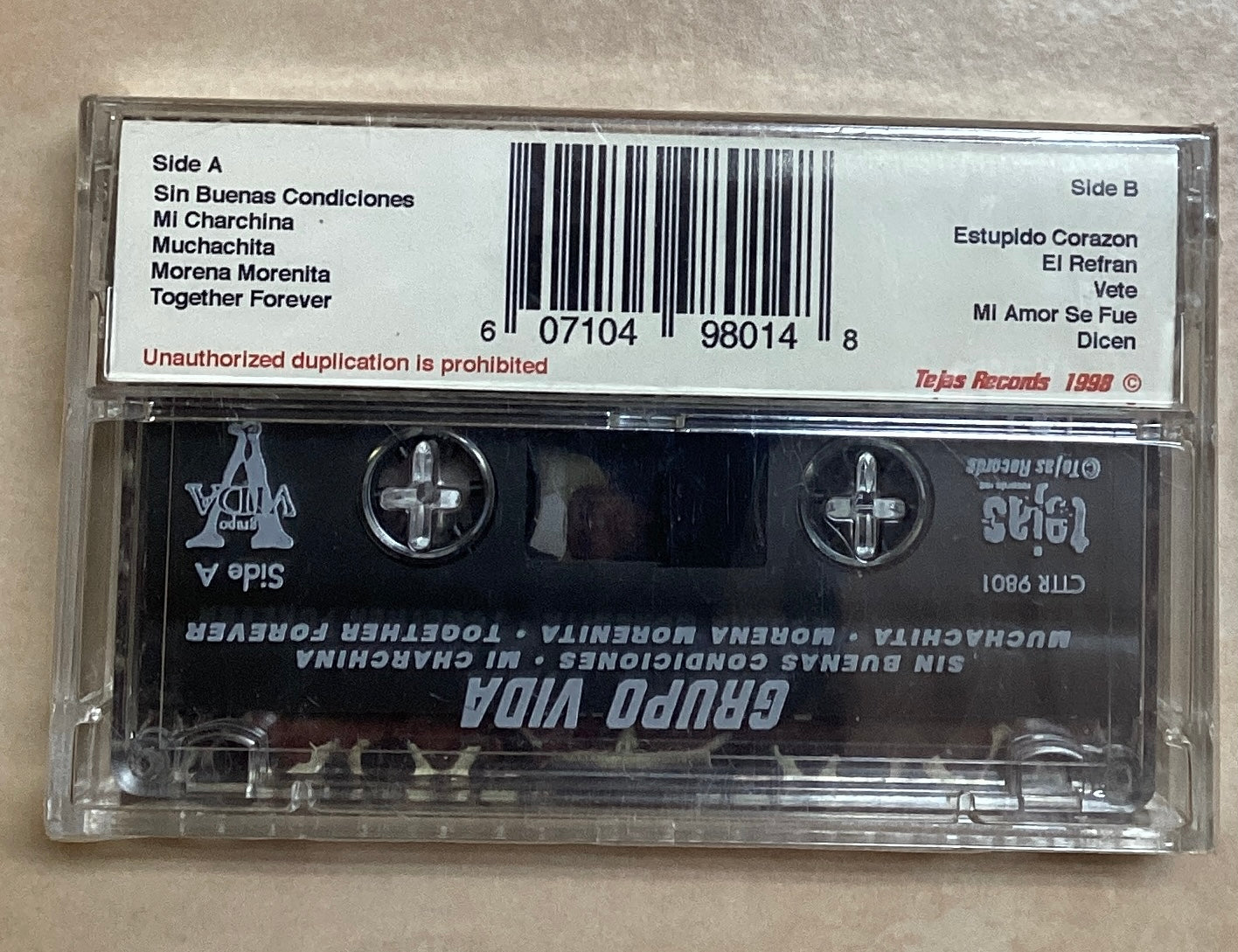 Grupo Vida - Vida (Cassette)