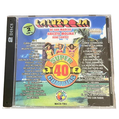 *Open: La Luz Roja De San Marcos - Super 40 Cumbias (CD)