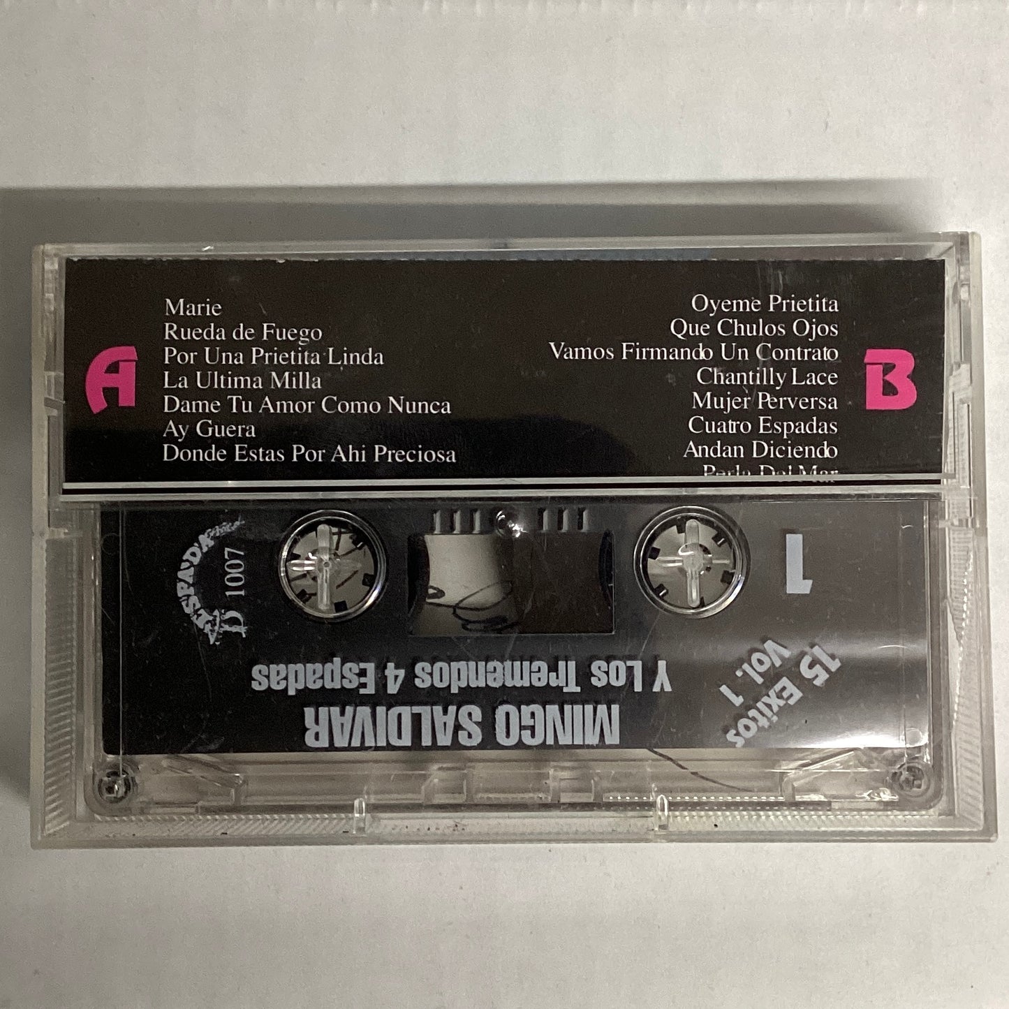 15 Exitos con Mingo Saldivar y Los Tremendos 4 Espadas Vol. 1 (Cassette)