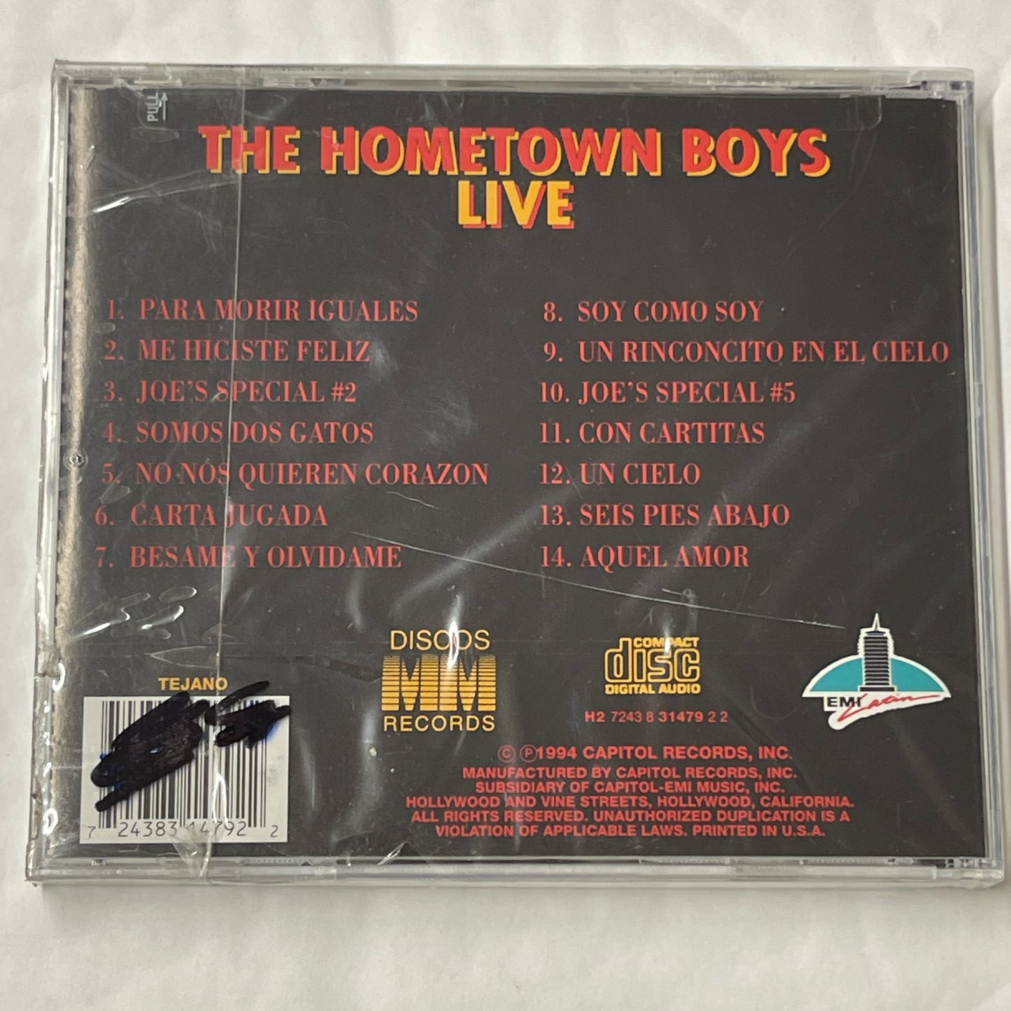 The Hometown Boys - Live (CD) *1994