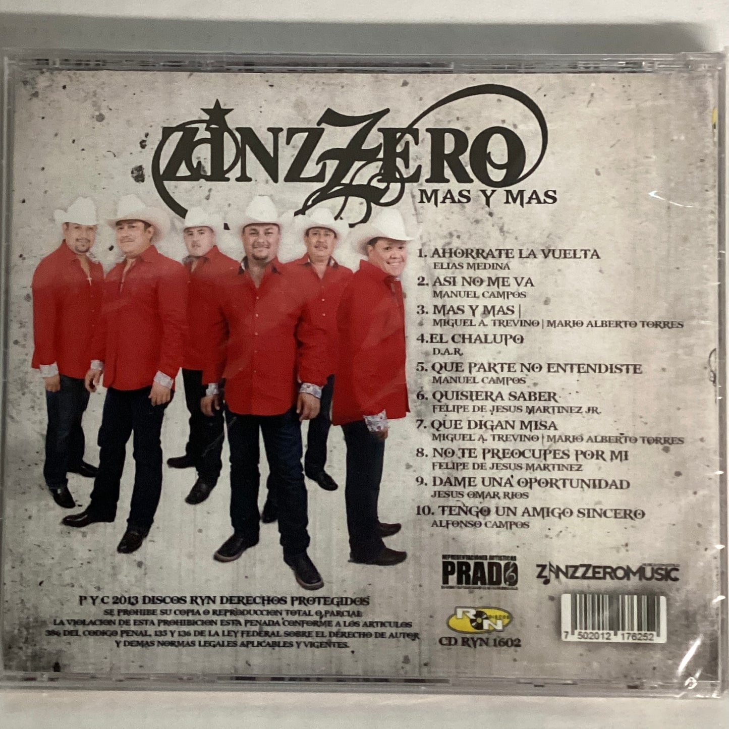 Zinzzero - Mas Y Mas (CD)
