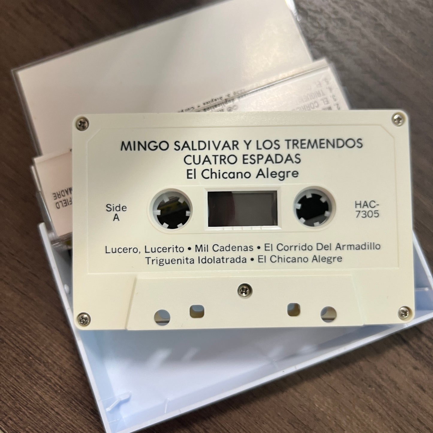 Mingo Saldivar y Los Tremendos Cuatro Espadas - El Chicano Alegre (Cassette)