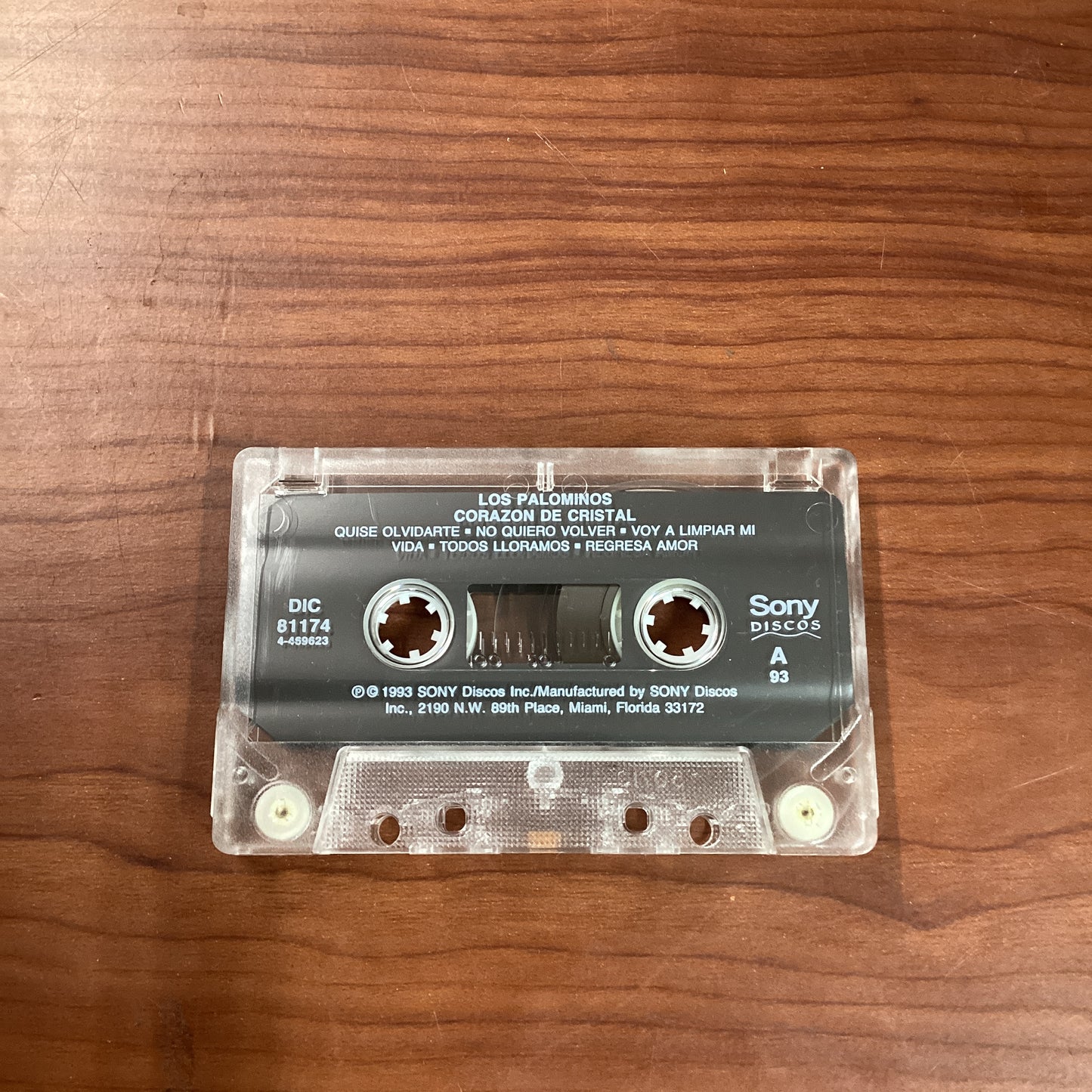 *Open: Los Palominos – Corazon De Cristal (Cassette) *1993