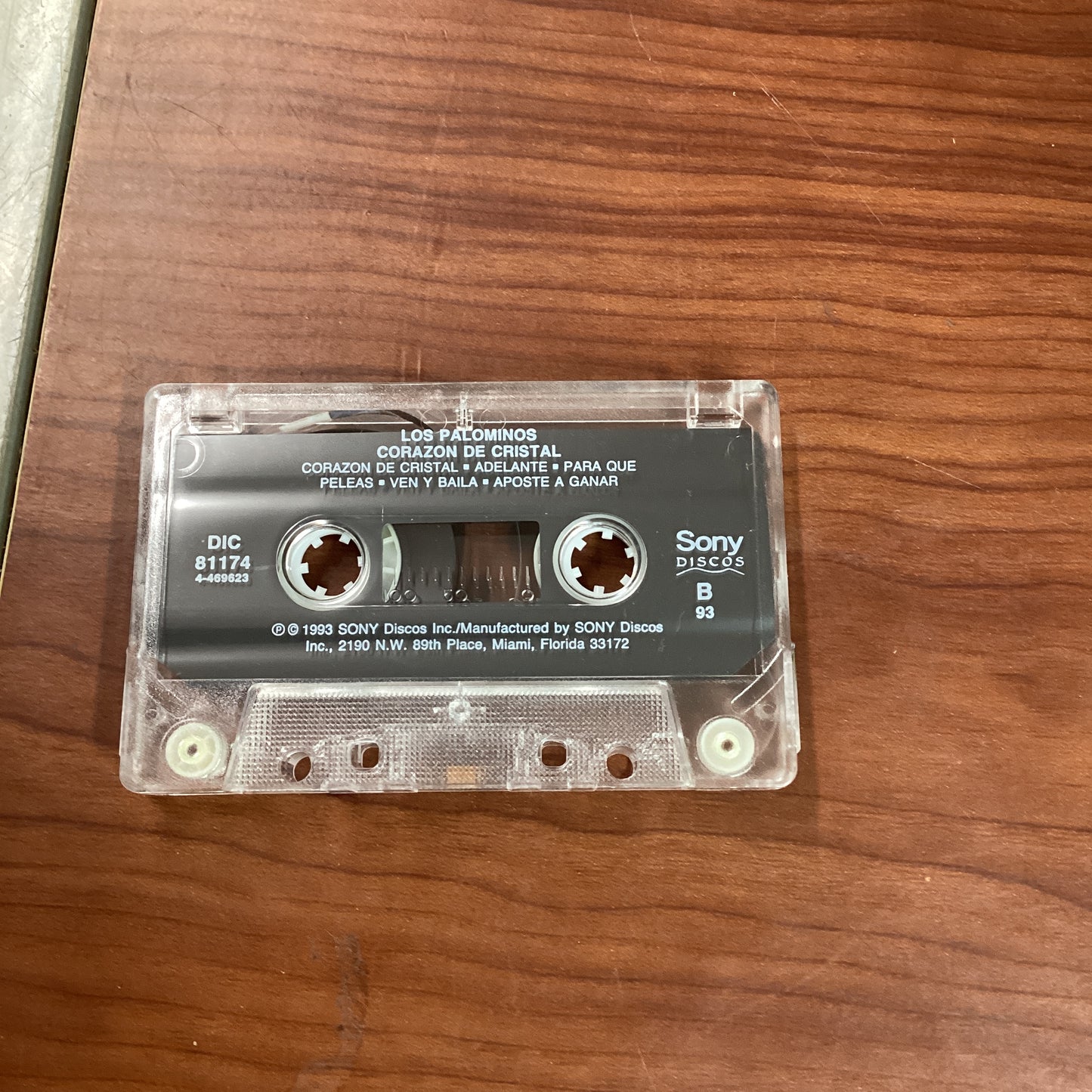 *Open: Los Palominos – Corazon De Cristal (Cassette) *1993