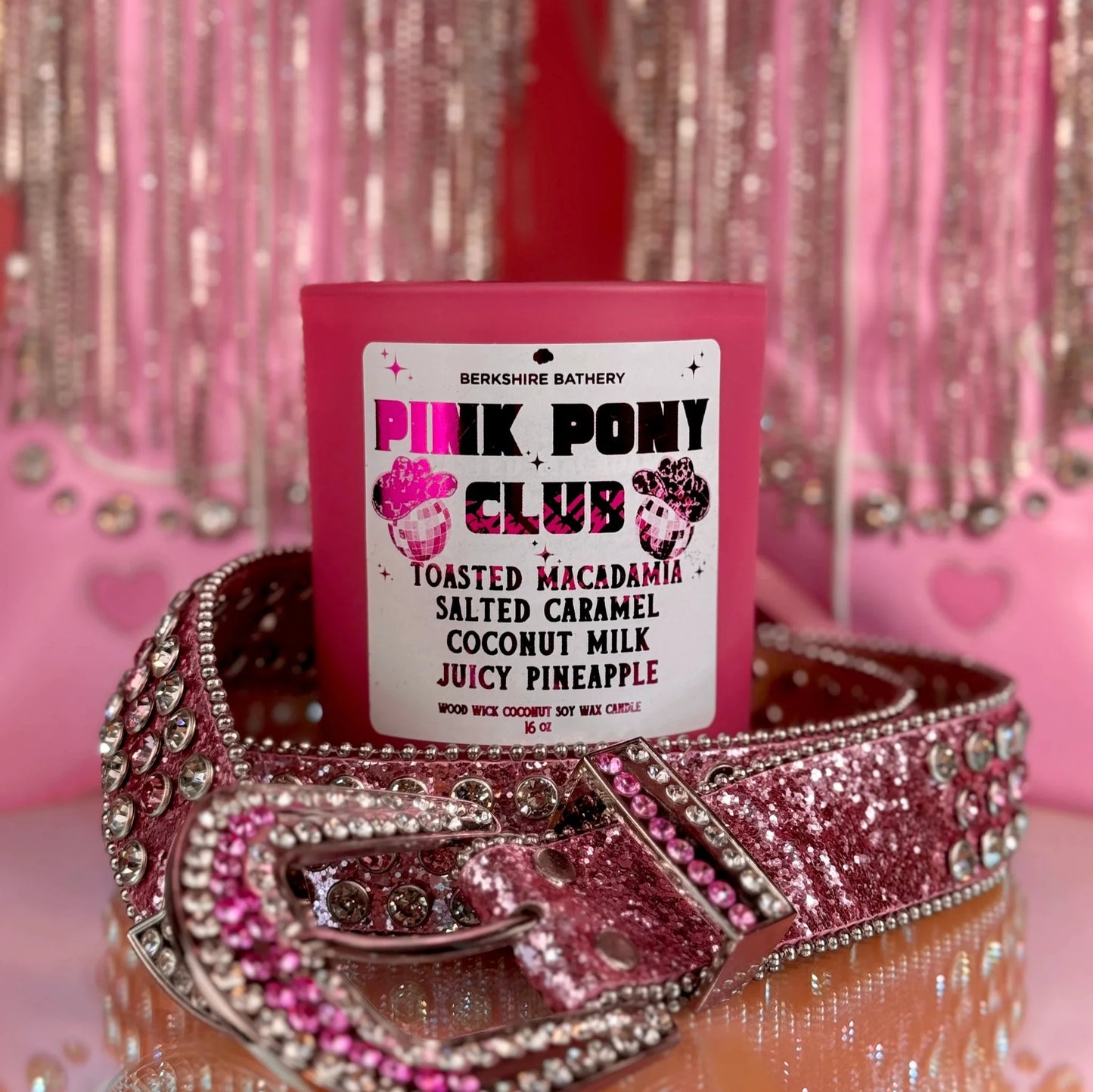 PINK PONY CLUB | Sweet + Salty + Tropical - 16oz Wood Wick Candle