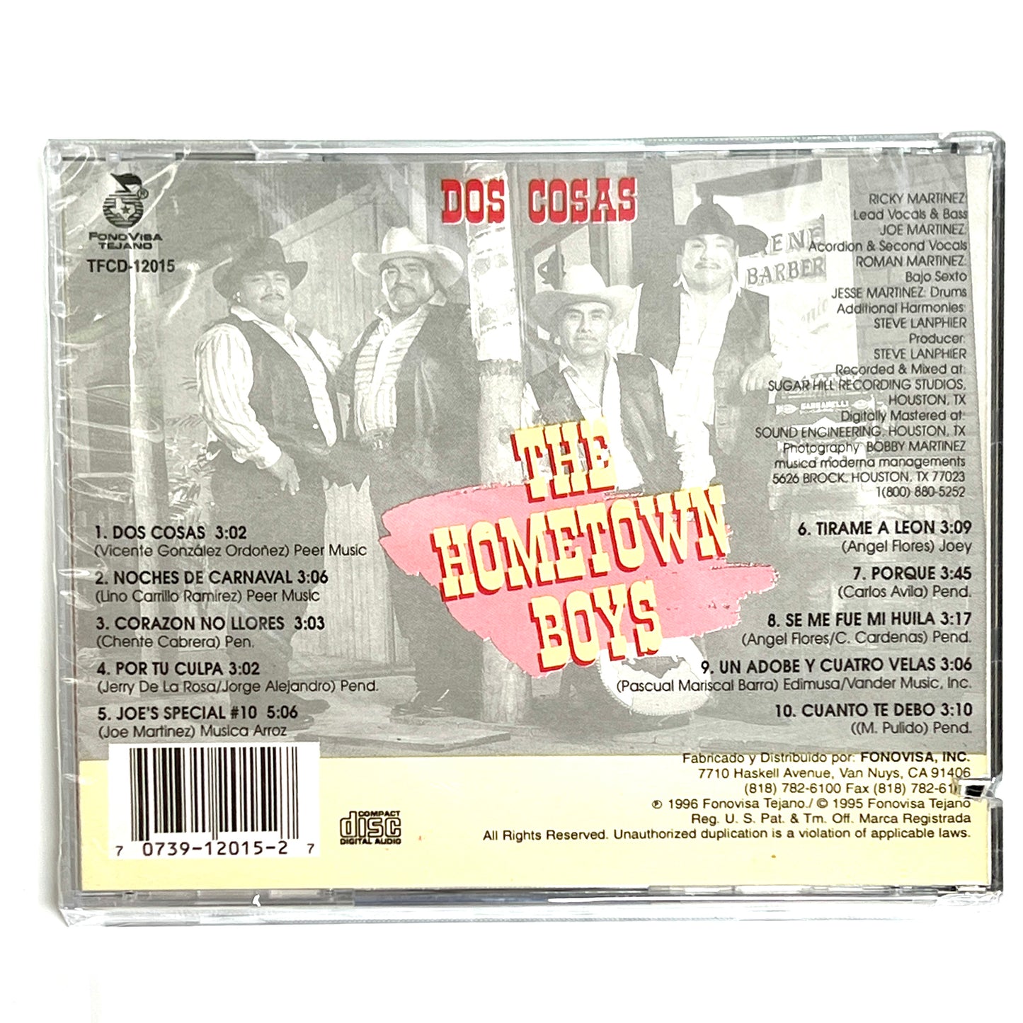 The Hometown Boys - Dos Cosas (CD)