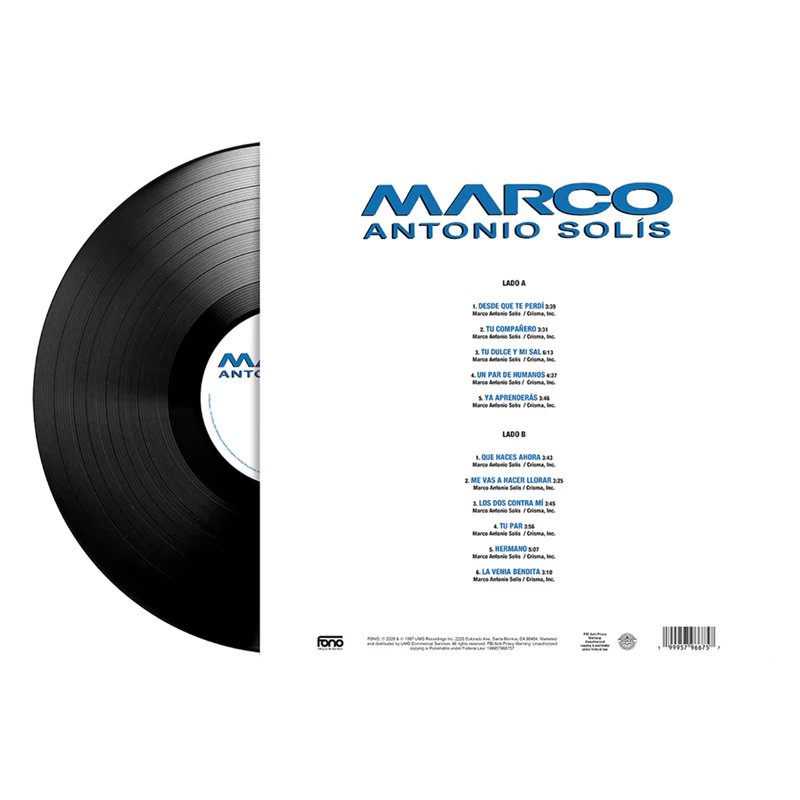 *Pre Order [9/4/26] Marco Antonio Solís - Marco Antonio Solís [LP] (Vinyl)