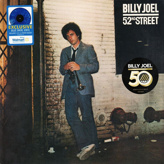 Billy Joel -  52nd Street (Blue Swirl Vinyl with 12"x12" Photo Insert)