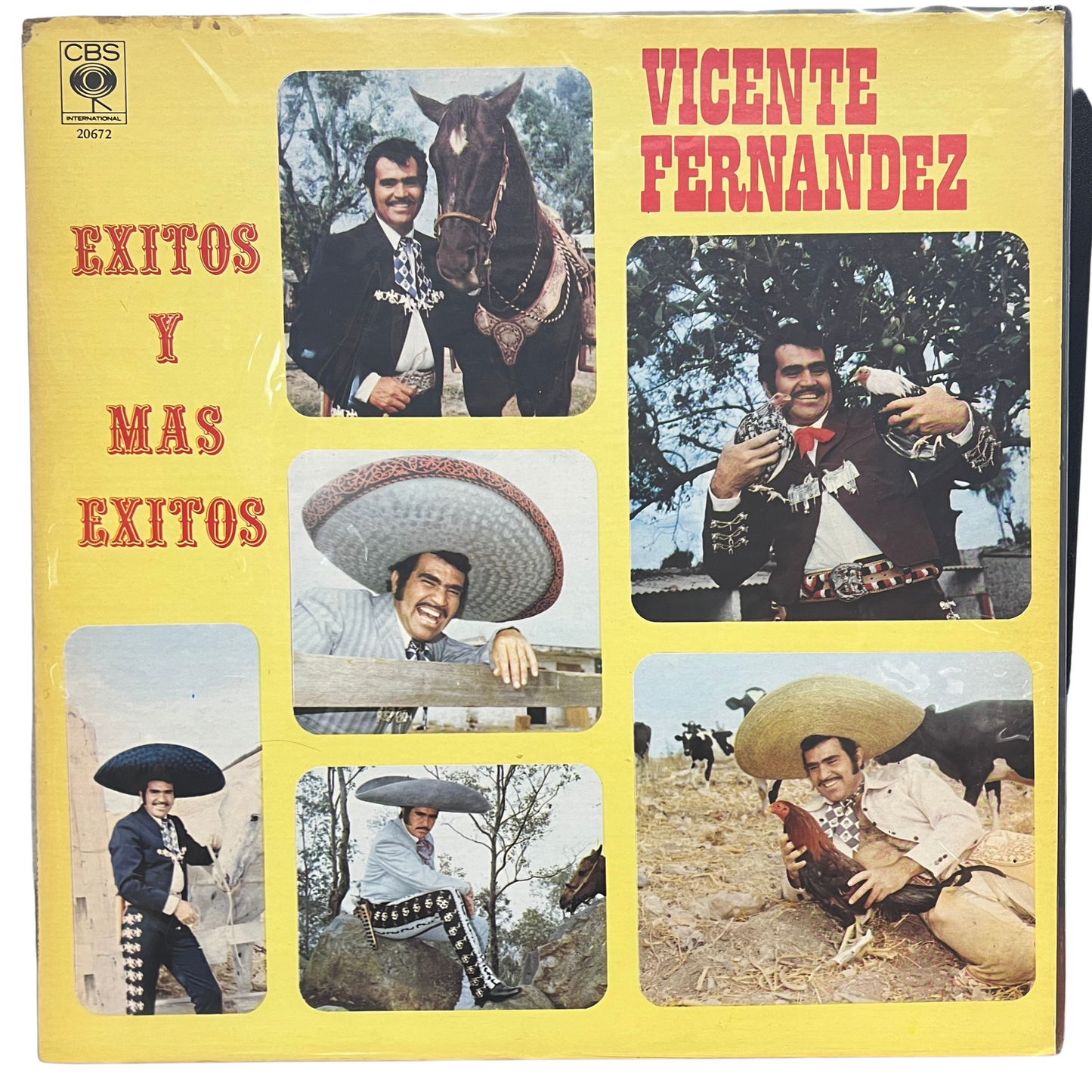 Vicente Fernandez - Exitos Y Mas Exitios (Open Vinyl) *1983