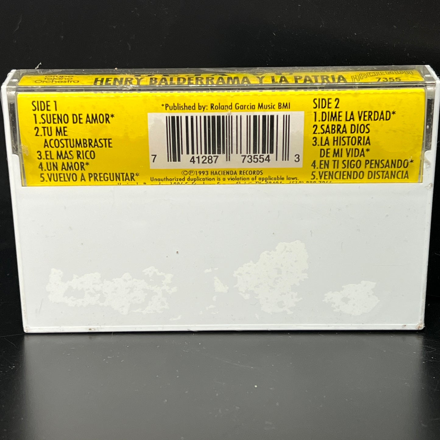 Henry Balderrama Y La Patria - Deja Vu (Cassette) (Sealed)