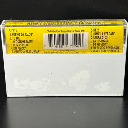 Henry Balderrama Y La Patria - Deja Vu (Cassette) (Sealed)