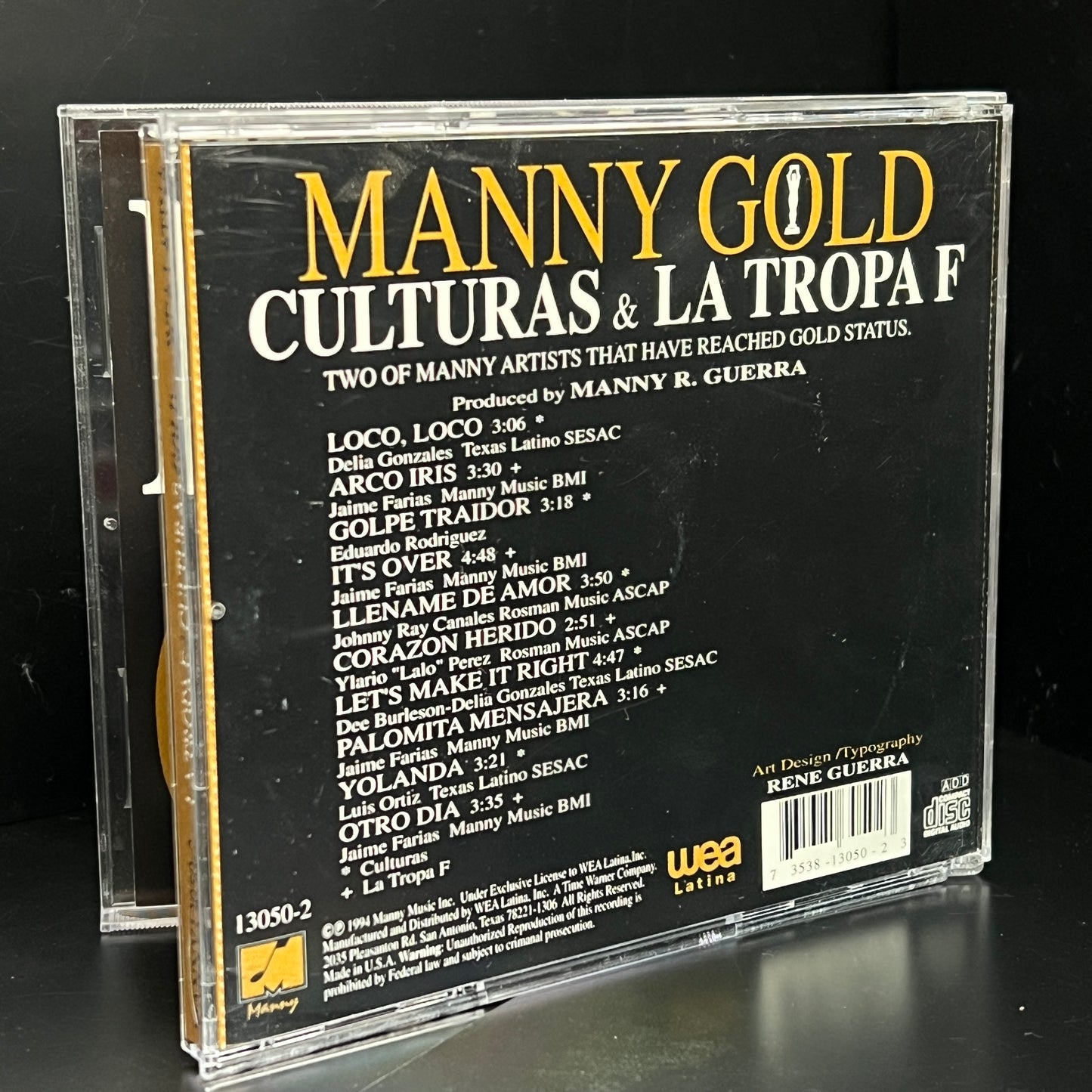 *Open: La Tropa F & Culturas - Manny Gold (CD)