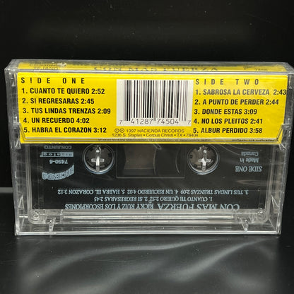 Ricky Ruiz y Los Escorpiones - Con Mas Fuerza (Cassette) (Sealed)