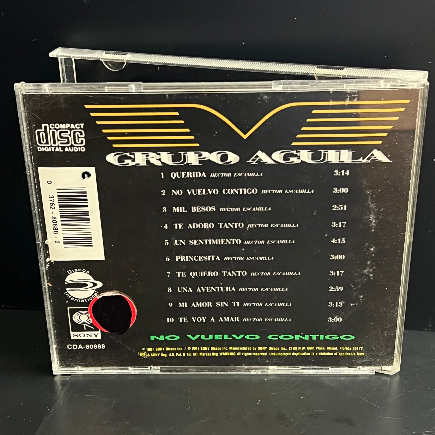 *Open*: Grupo Aguila - No Vuelvo Contigo (CD)
