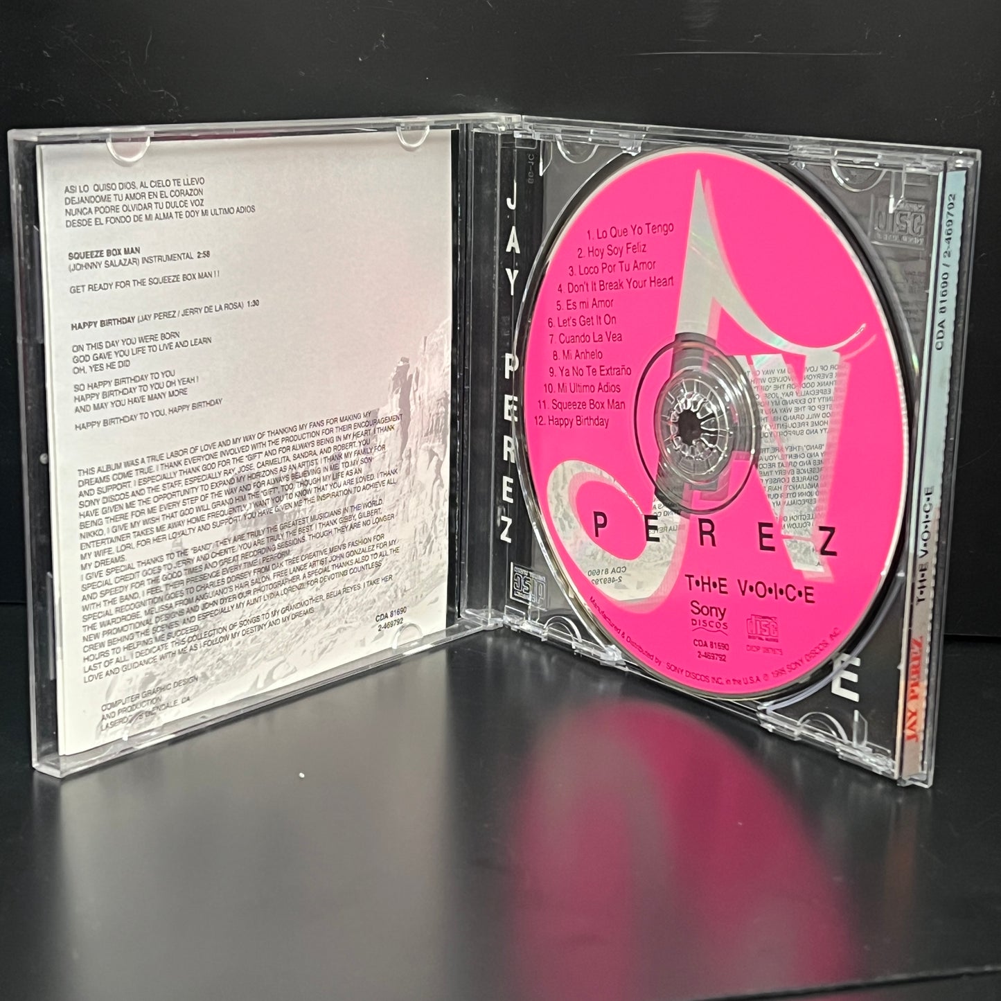 *Open*: Jay Perez - The Voice (CD)