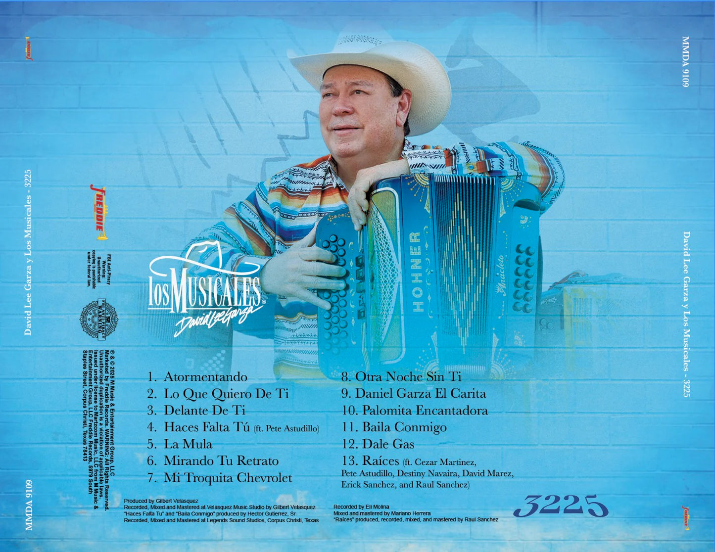 David Lee Garza y Los Musicales- 3225 (CD)