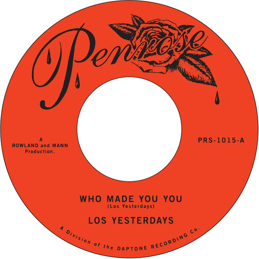 Los Yesterday's - "Who Made You" / "Louie Louie (45 Vinyl)