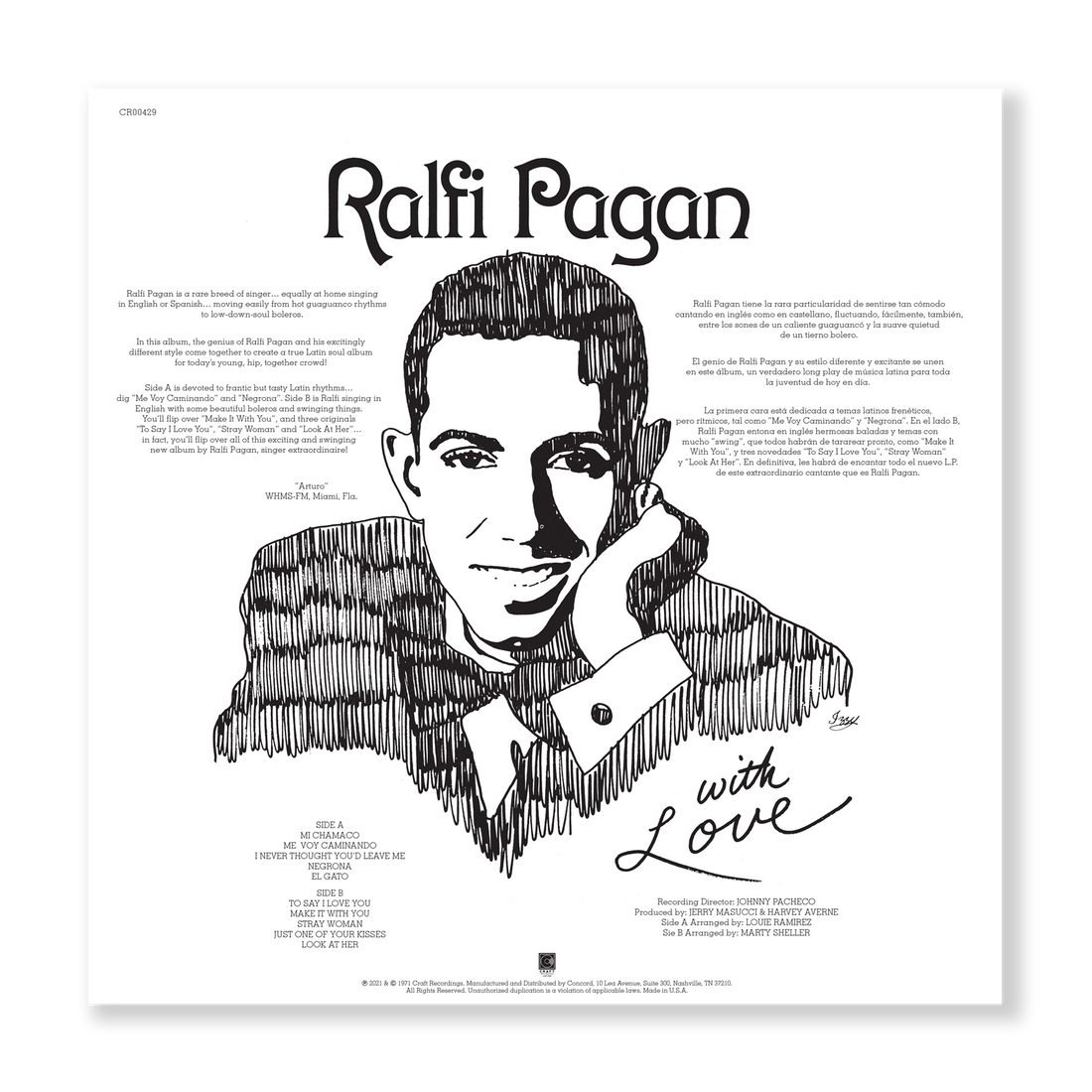Ralfi Pagan -WIth Love (Vinyl)