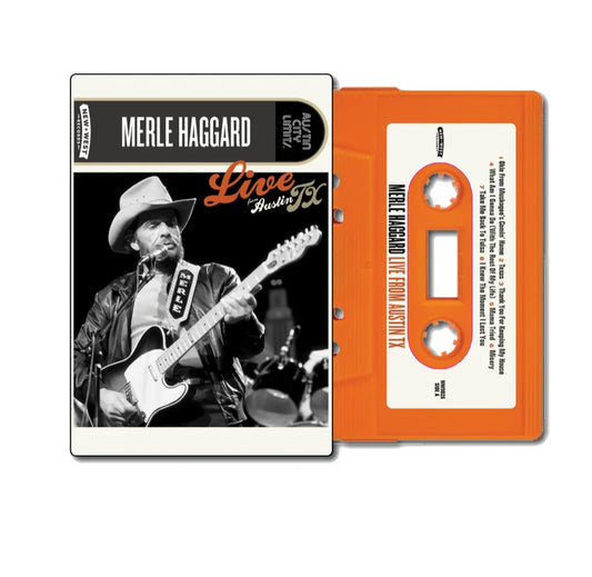 Merle Haggard -Live From Austin, Tx '85 (Orange Cassette)