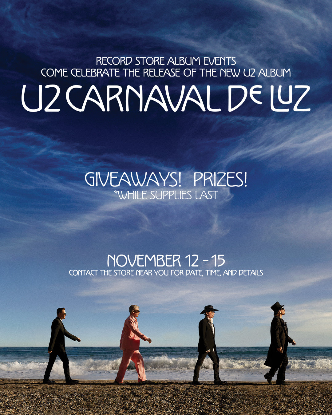 U2 Carnaval De Luz Listening Party