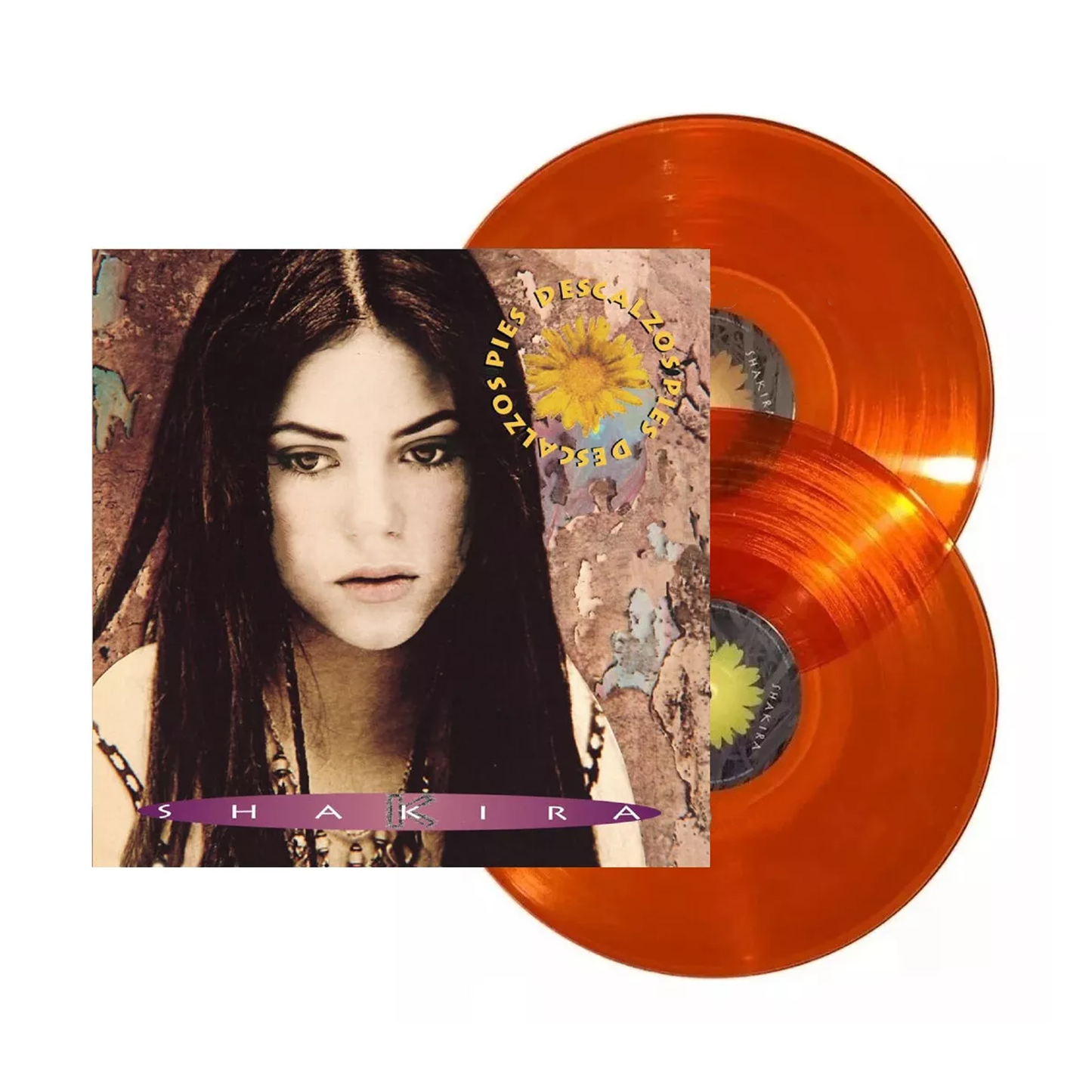 Shakira - Pies Desgalzos (Vinyl) Import Translucent Orange *2023 Open