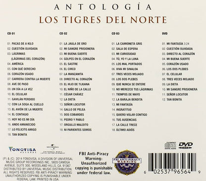 Los Tigres Del Norte - Antologia (CD/DVD)
