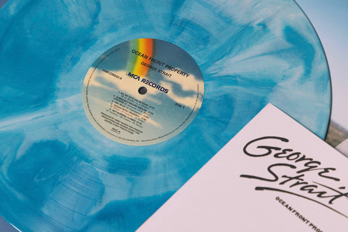 George Strait — Ocean Front Property | 1987 Country Vinyl LP: Default Title