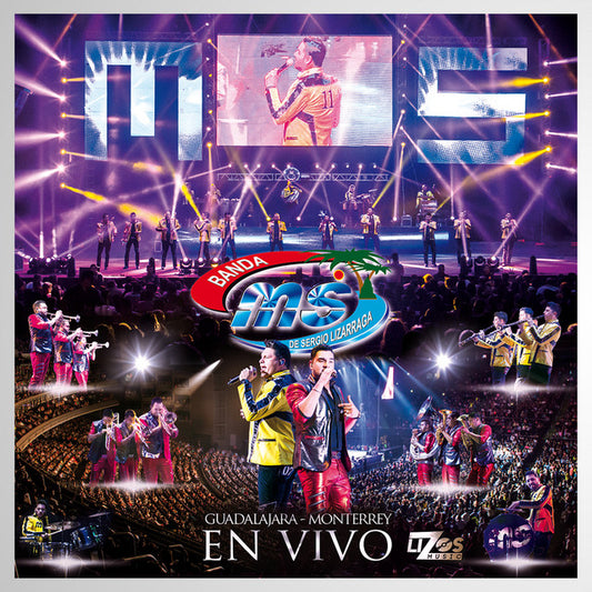 Banda Sinaloense MS de Sergio Lizarraga -  En Vivo - Guadalajara - Monterrey (CD)
