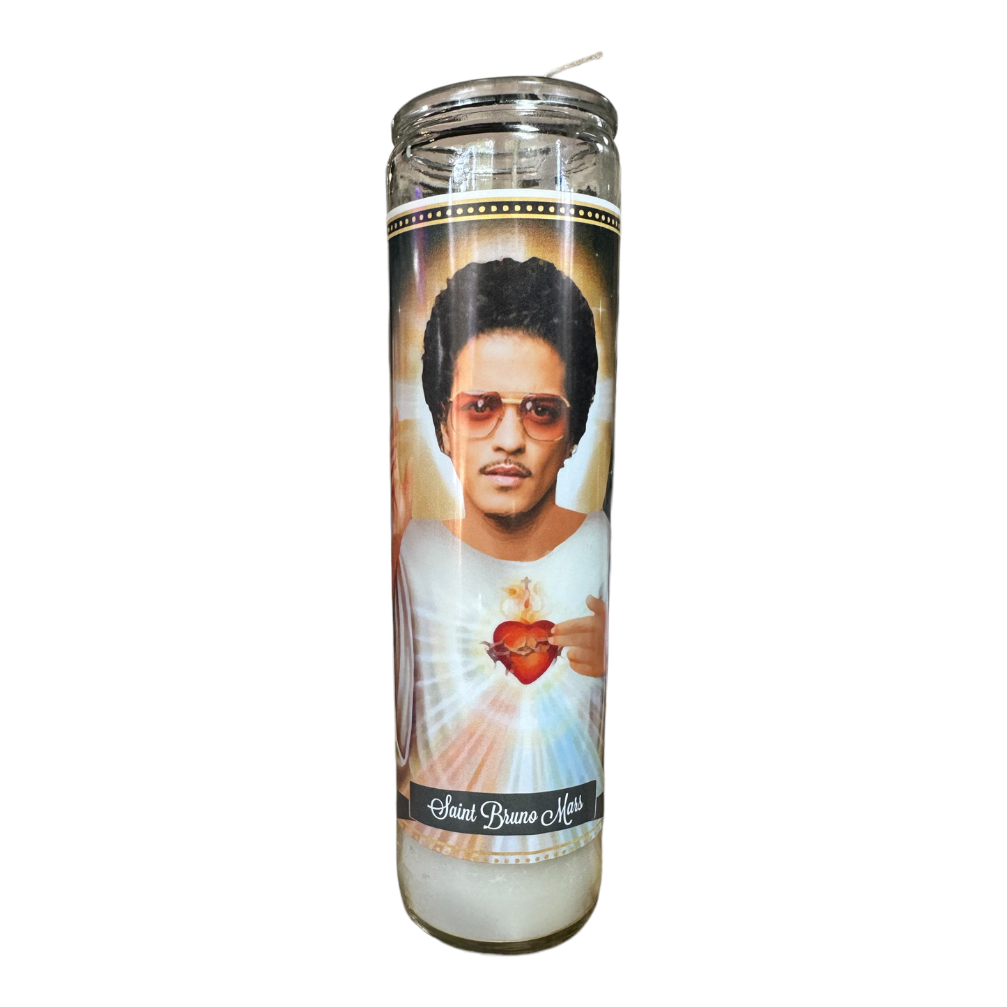 Bruno Mars Devotional Prayer Saint Candle