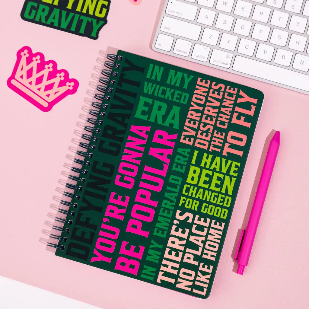 Wicked Mini Notebook, Wicked Word Cloud