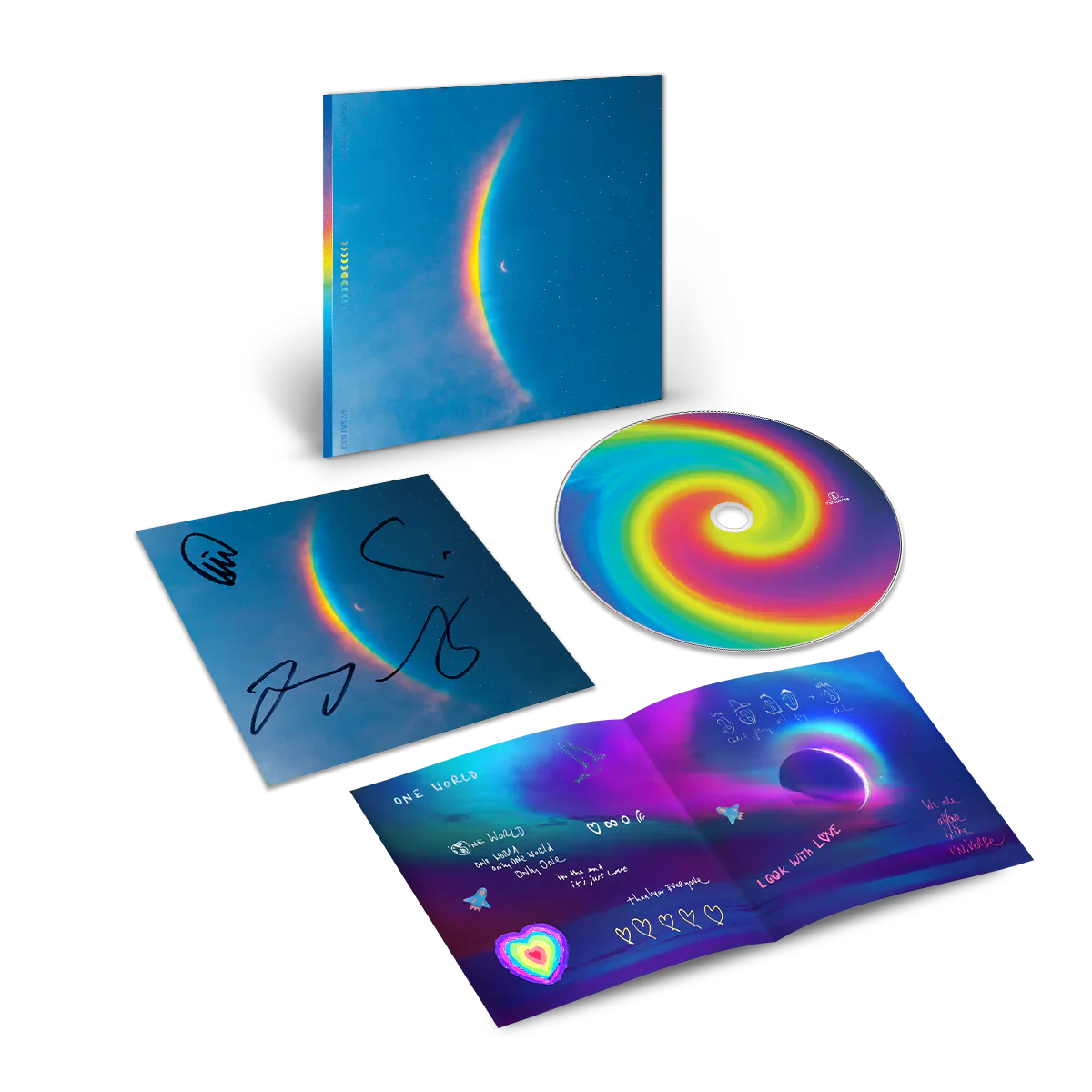 Coldplay - Moon Music (Eco CD) (Tarjeta de arte autografiada) *Pedido anticipado