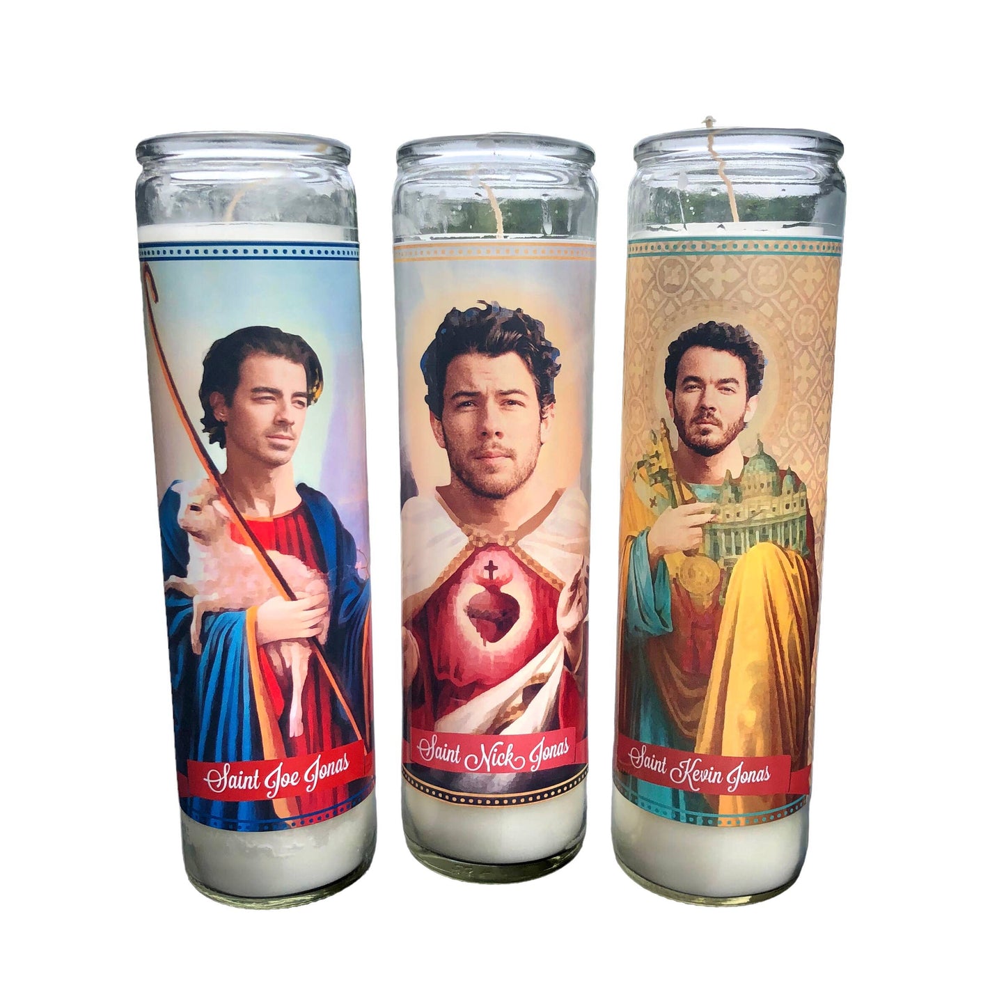 The Jonas Brothers Saint Prayer Candles Set: Joe Jonas