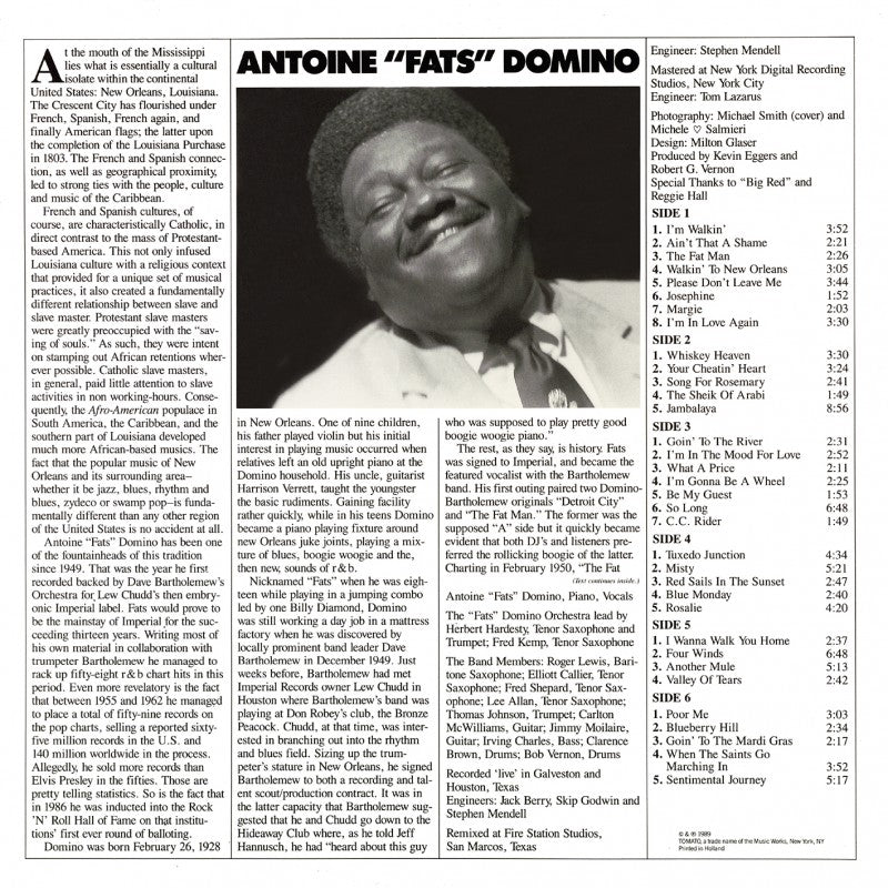 Fats Domino -  Antone Fats Domino (Vinyl)