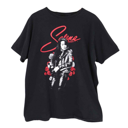 Clearance Final Sale - Selena Black  Graphic T Shirt