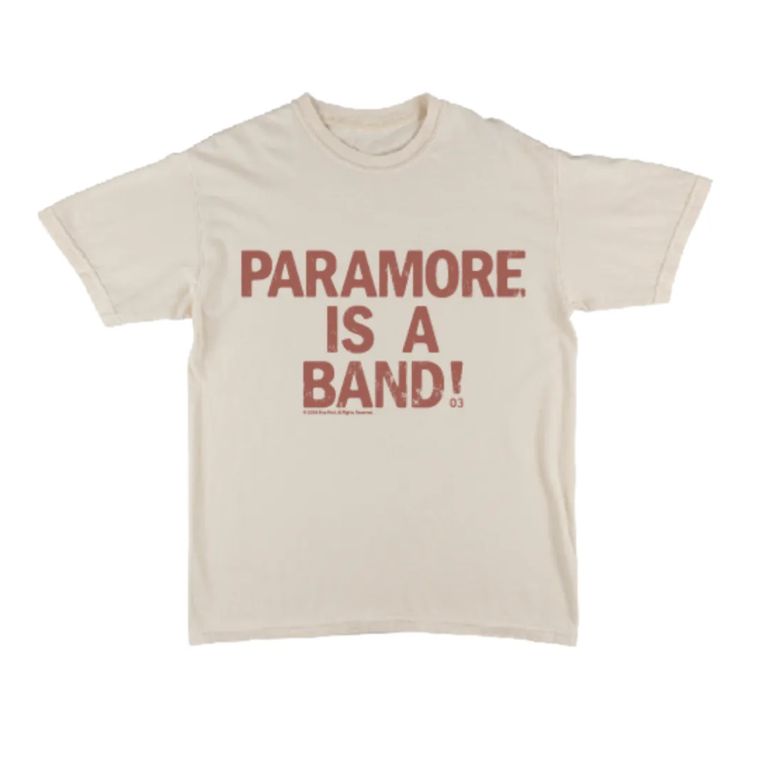 T-Shirt + Poster Bundle - Paramore Is A Band [RSD 4/20/24]