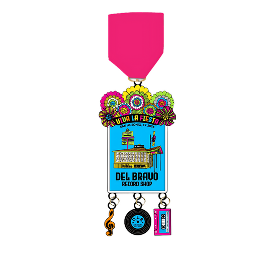 2024 Del Bravo Record Shop Fiesta Medal