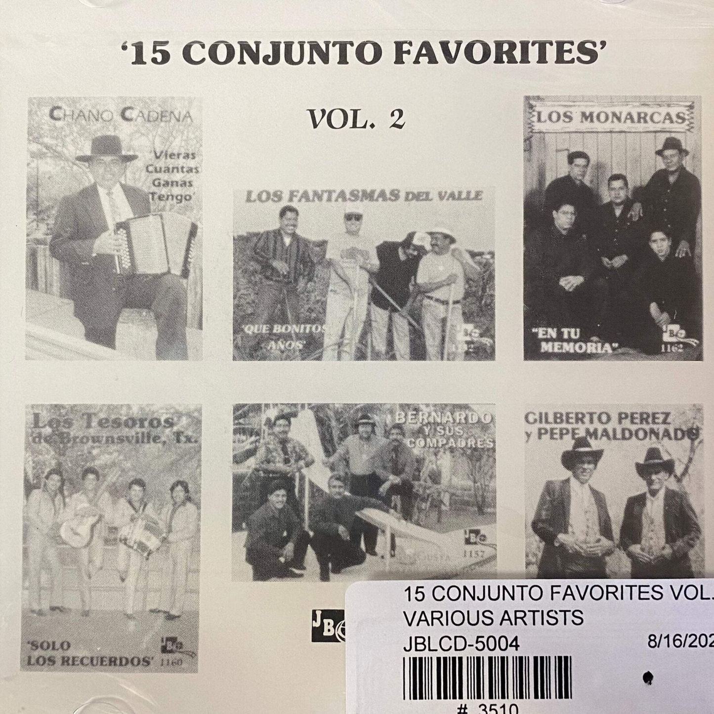 Various Artists - 15 Conjunto Favorites Vol 2 (CD)