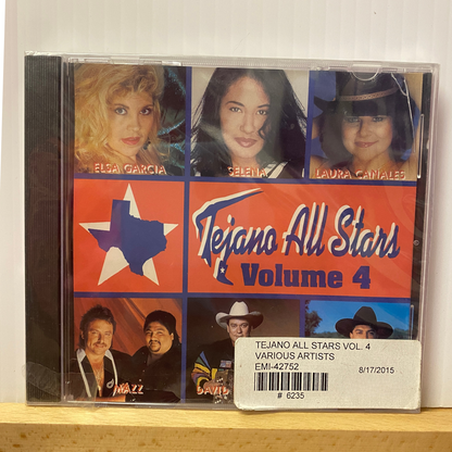 Tejano All Stars Vol. 4 - Various Artists (CD)
