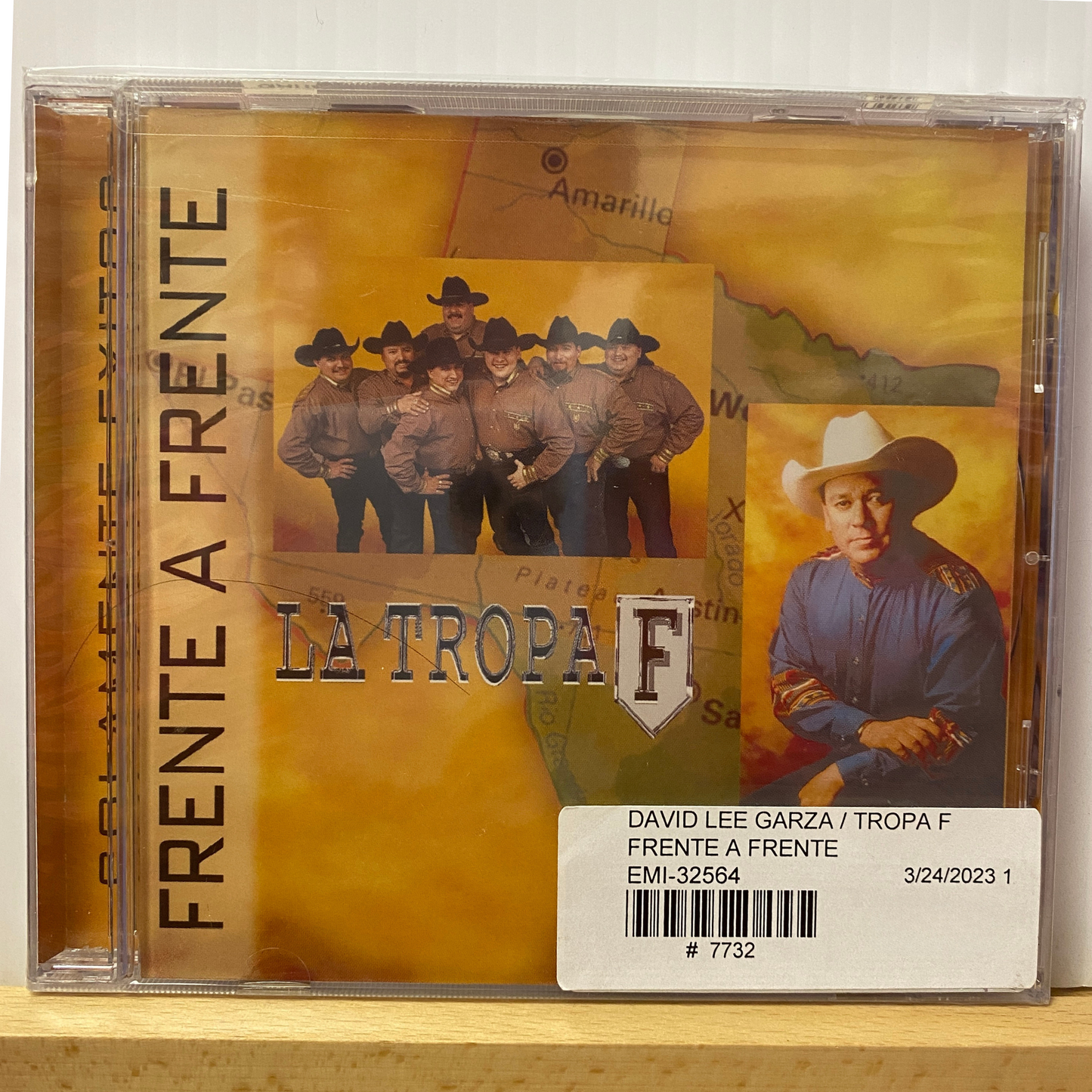 David Lee Garza & Tropa F - Frente A Frente *2001 (Sealed CD)