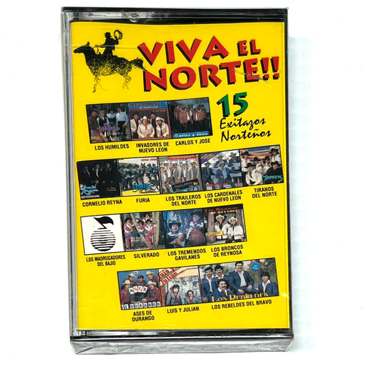 Viva El Norte!!, 15 Exitazos Norteños - Various Artists (Cassette)