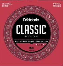 D'Addario EJ27N Student Nylon Classical Guitar Strings Normal Tension