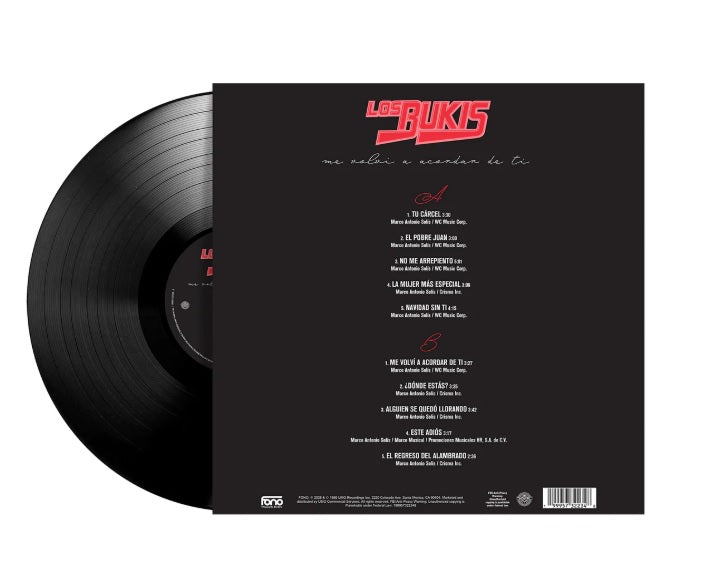 Los Bukis - Me Volvi A Acordar De Ti (Vinyl)
