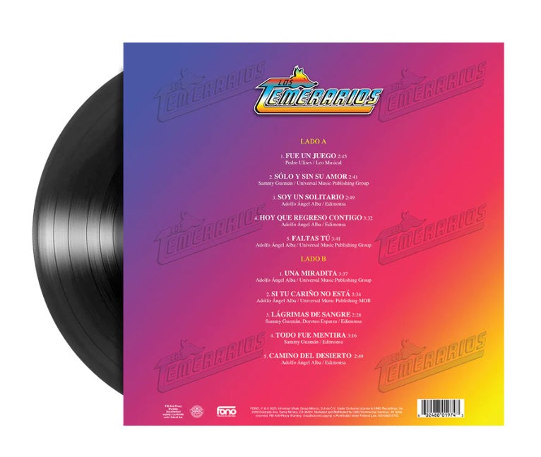 Los Temerarios - Fue Un Juego (Vinyl)